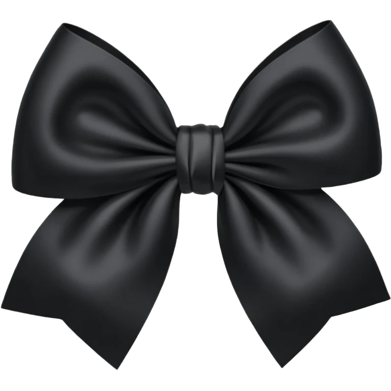 Moño negro emoji