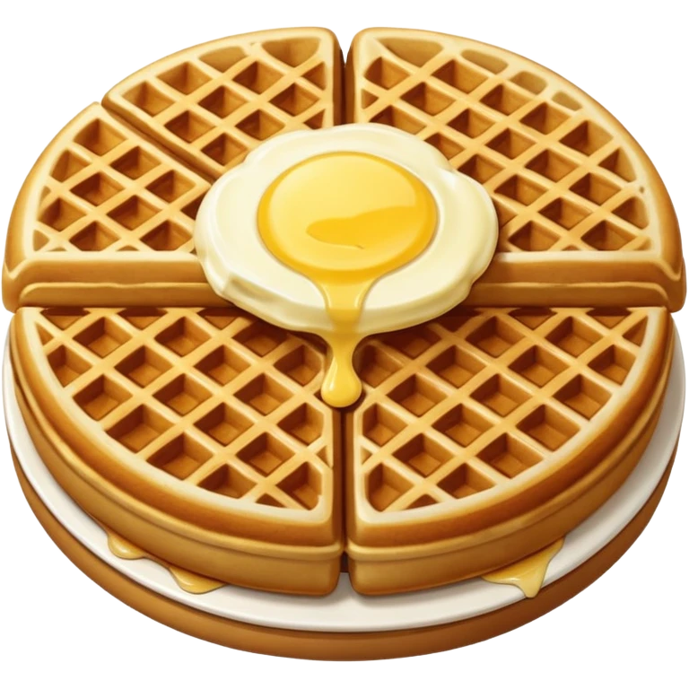 round waffle emoji