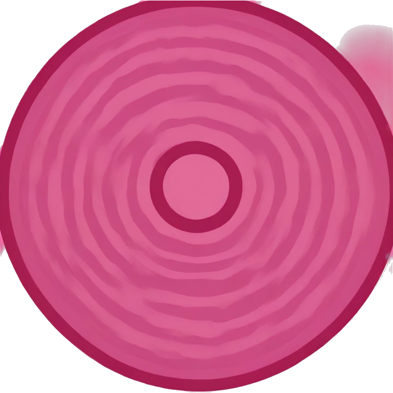 burgundy pink target emoji