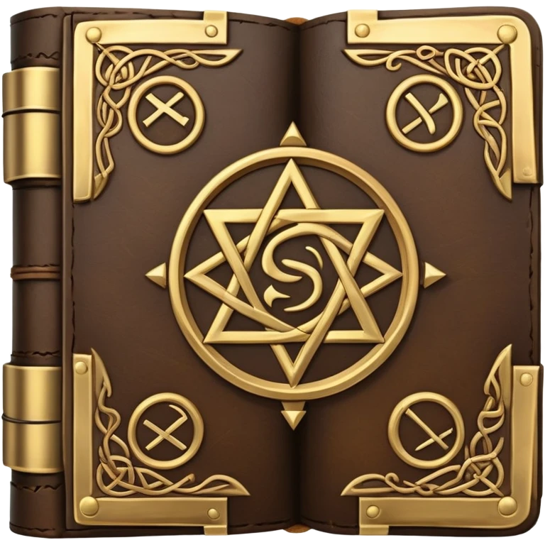 spellbook with runes emoji