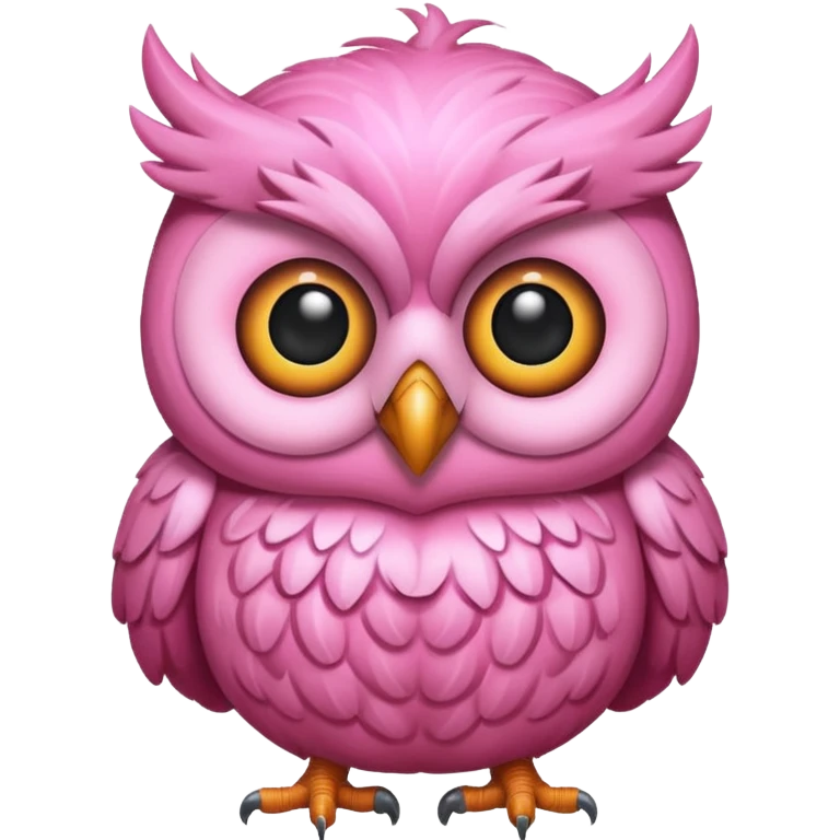 pink owl emoji