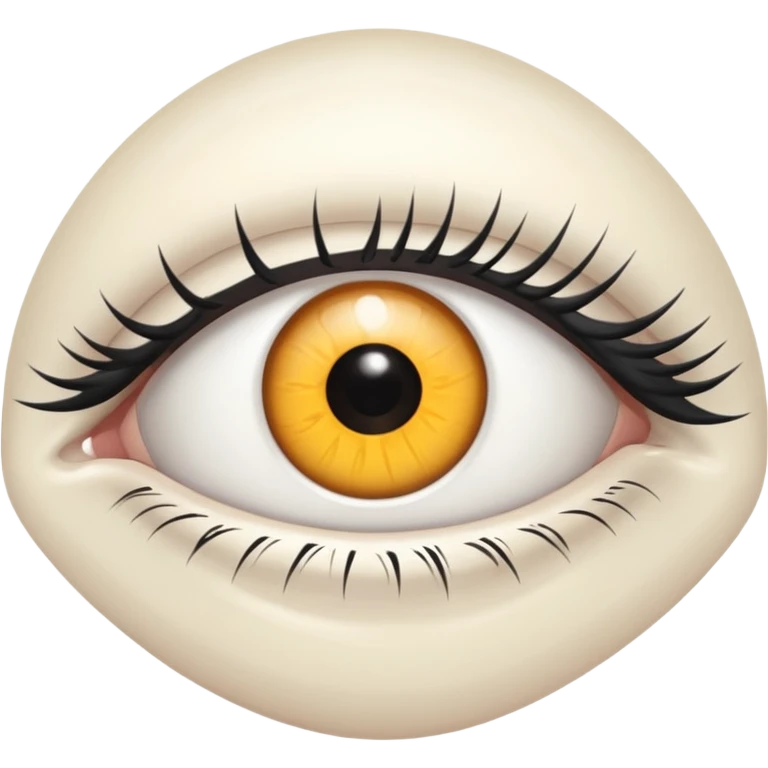 White only Eye,s emoji