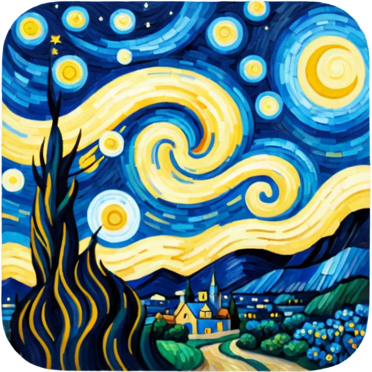  starry night emoji