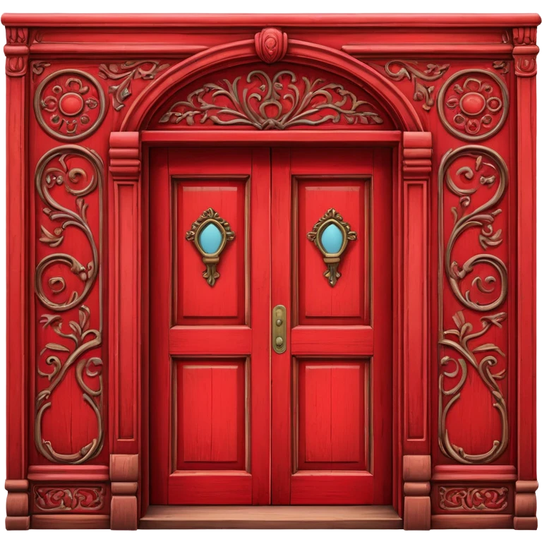 Red door emoji
