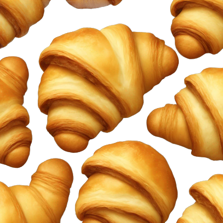 Warm butter croissant  emoji