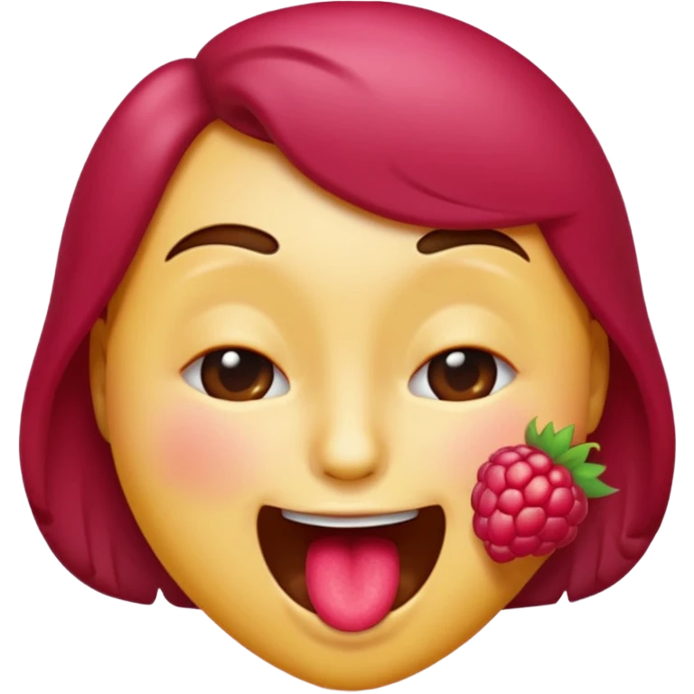 Emoji face winking blowing tongue raspberry emoji | AI Emoji Generator