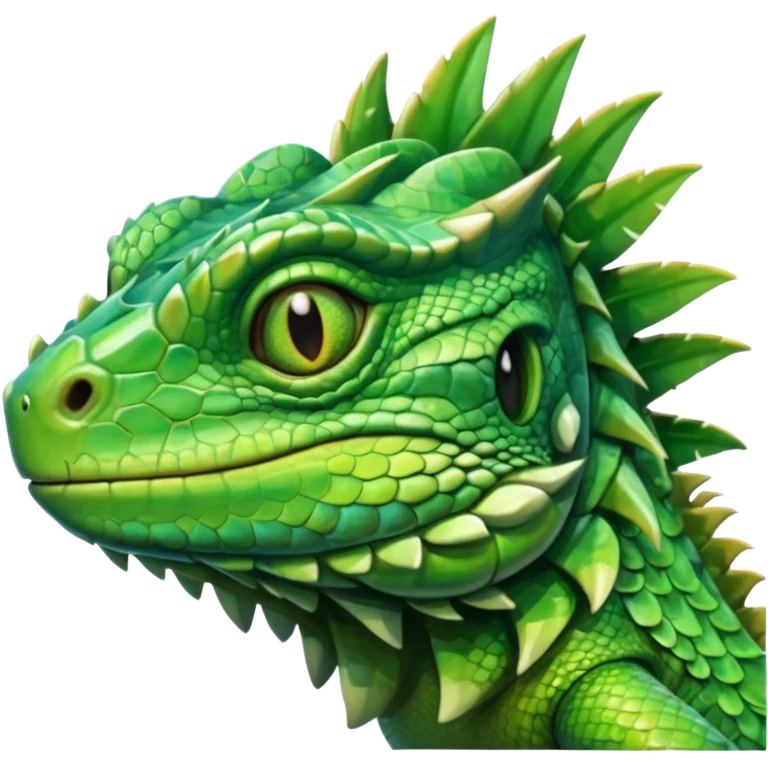 iguana's face dizzy emoji