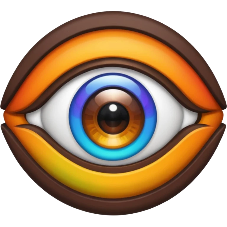  eyes spin multicolore 👁️+🌀+🟣🟢🟠🔵🔴🟡 emoji