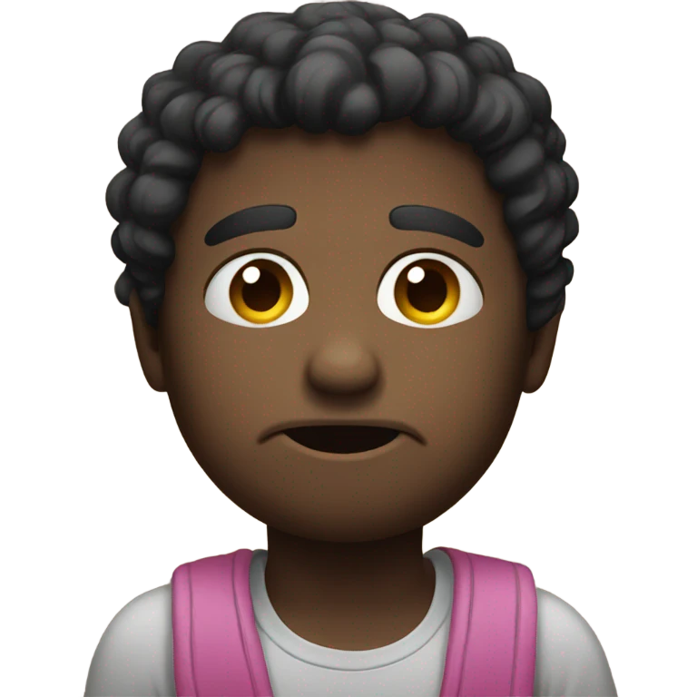 Sad but happy emoji