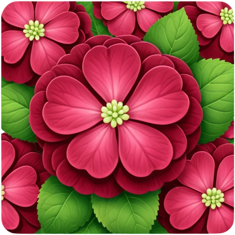 Hortensia bordeaux  emoji
