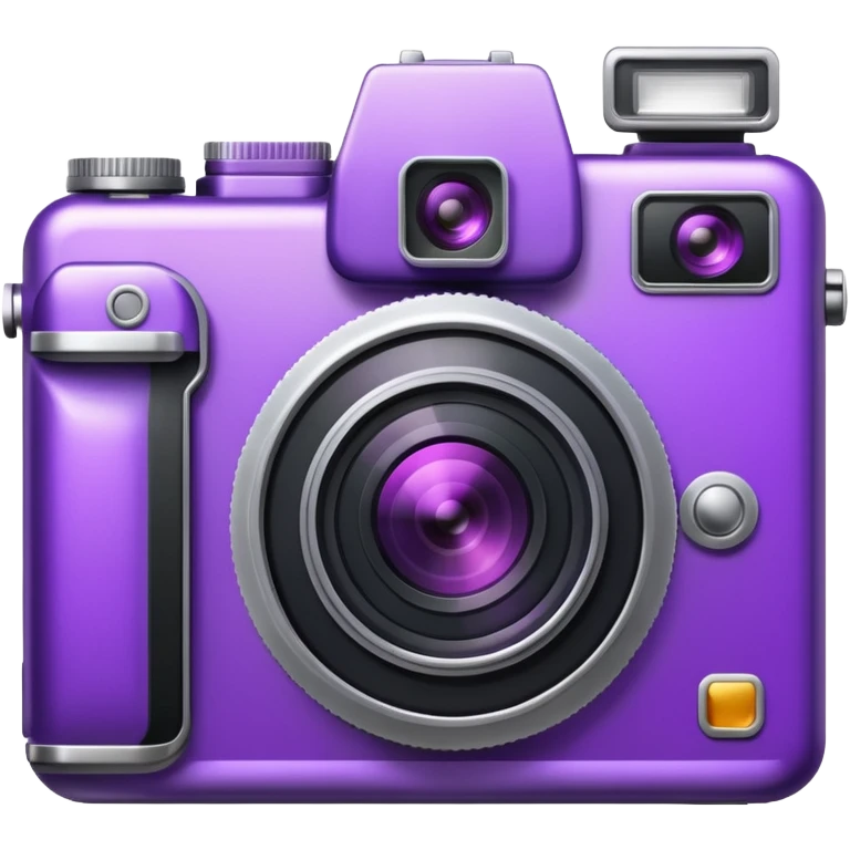 Purple camera emoji