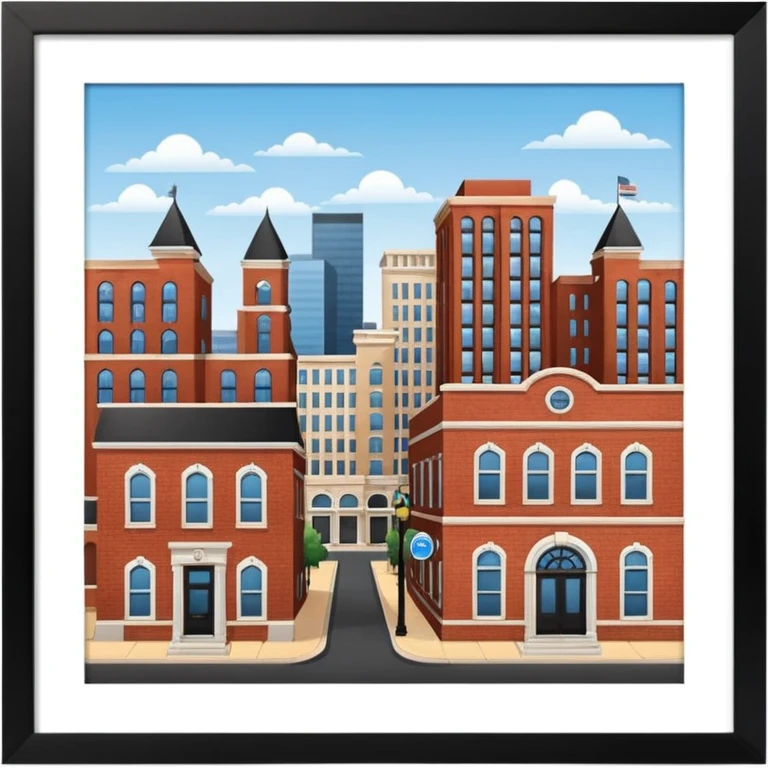 Arkansas historical downtown emoji