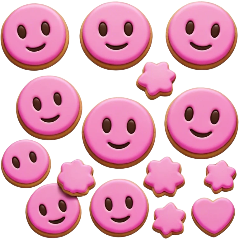 pink cookies  emoji
