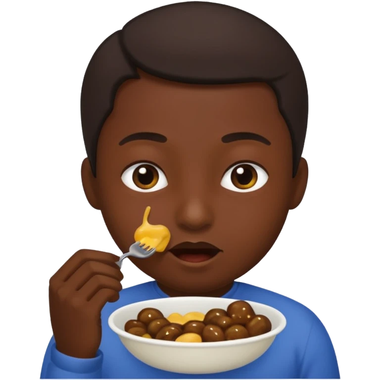 Eating anus emoji