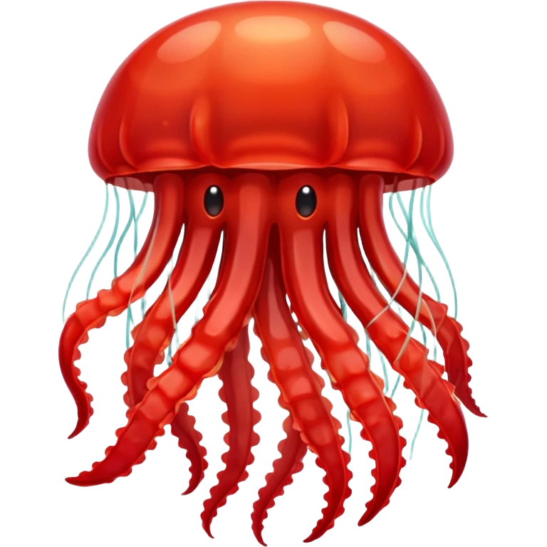 Red jellyfish emoji