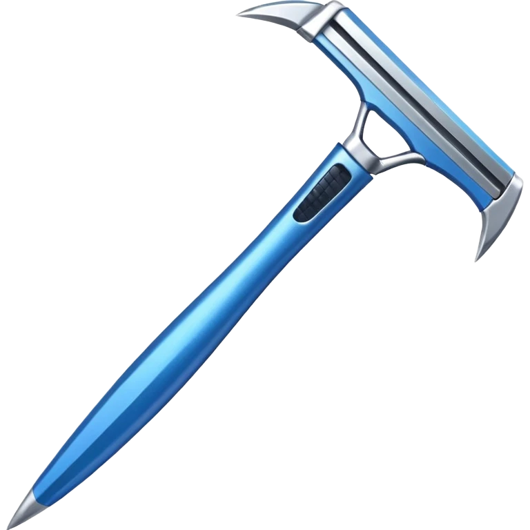 blue razor emoji