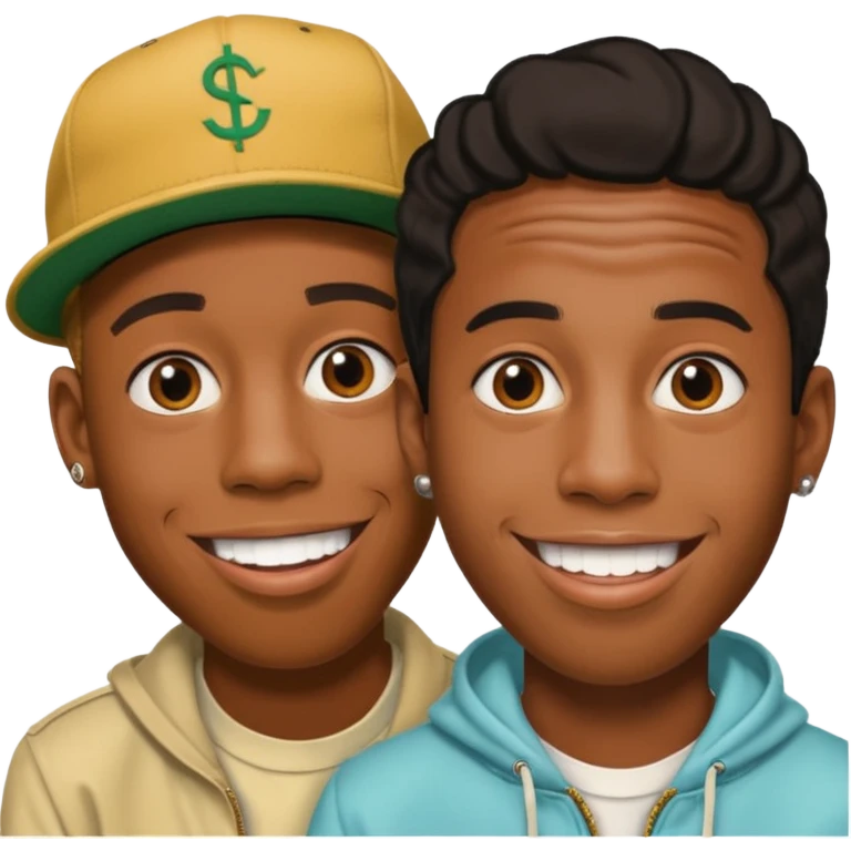 Tyler the creator with asap Rocky  emoji