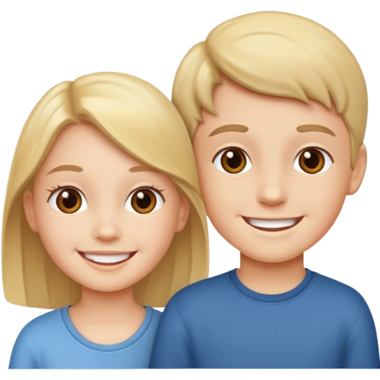 İkiz çocuk emoji