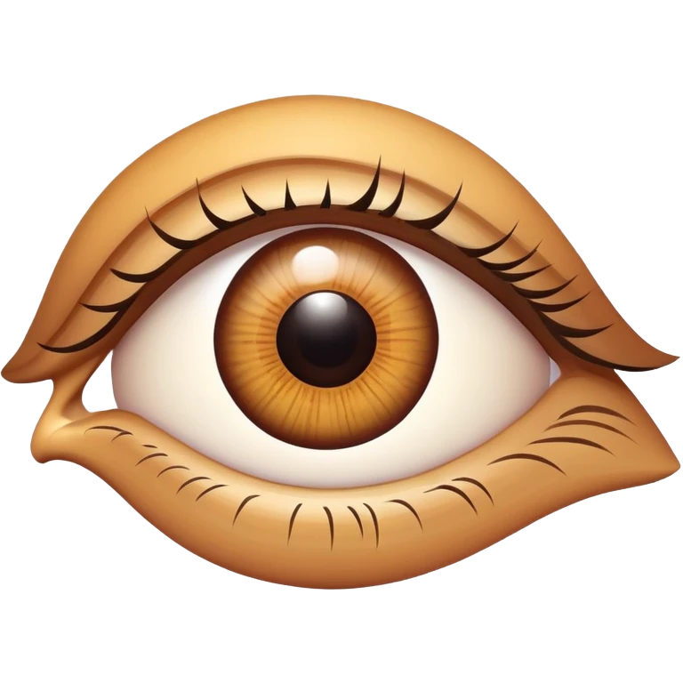 human eye with detailed iris emoji