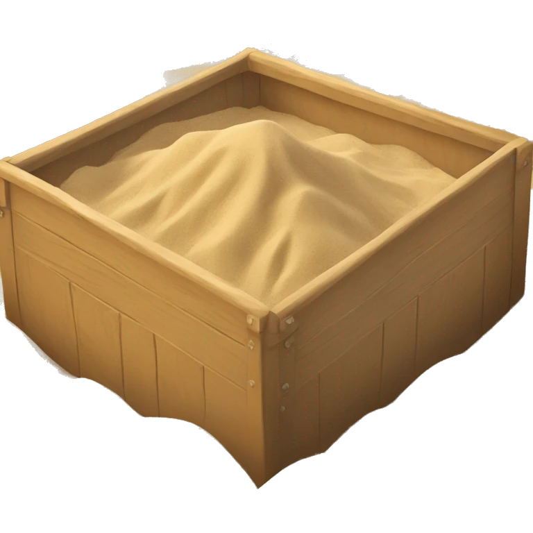 Sand box emoji