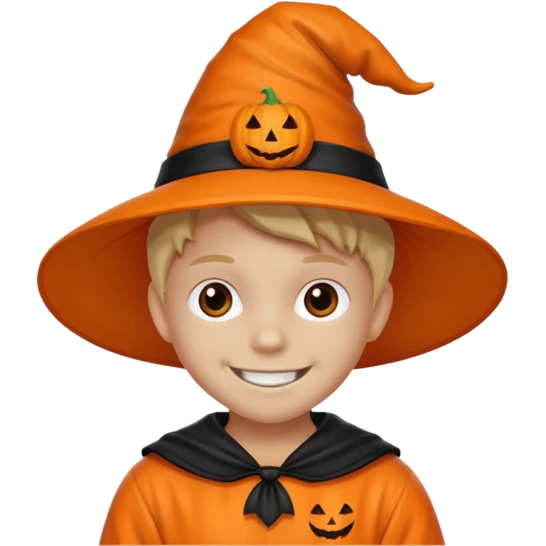 kid with hallowen costumes emoji