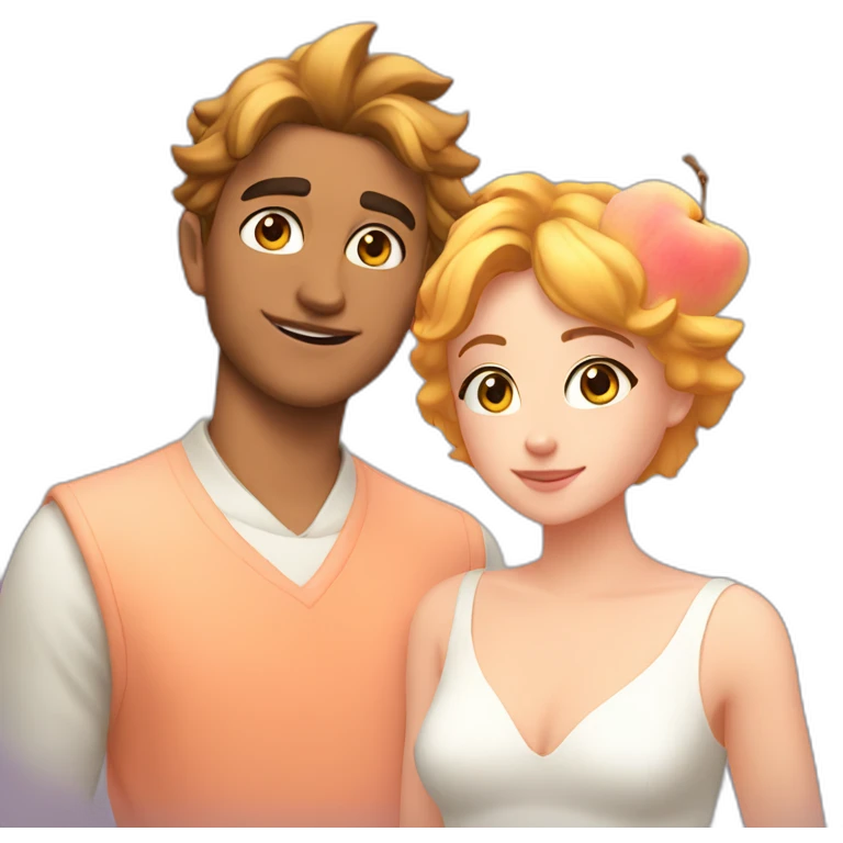elio and peach emoji