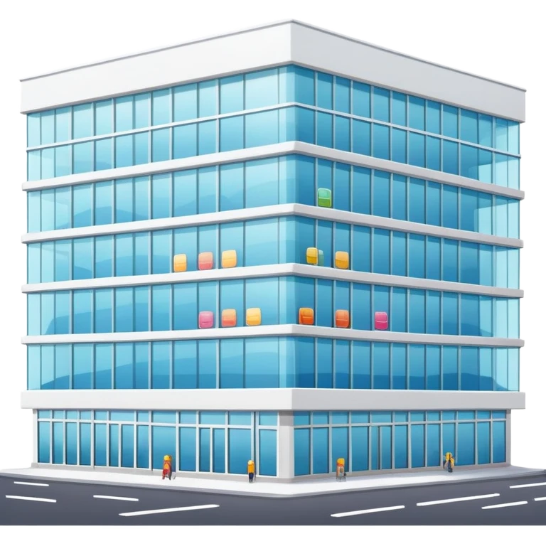 large shopping mall building emoji