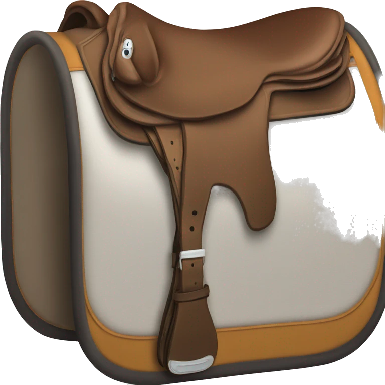 Horse saddle pad emoji
