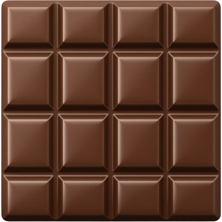 dark chocolate emoji