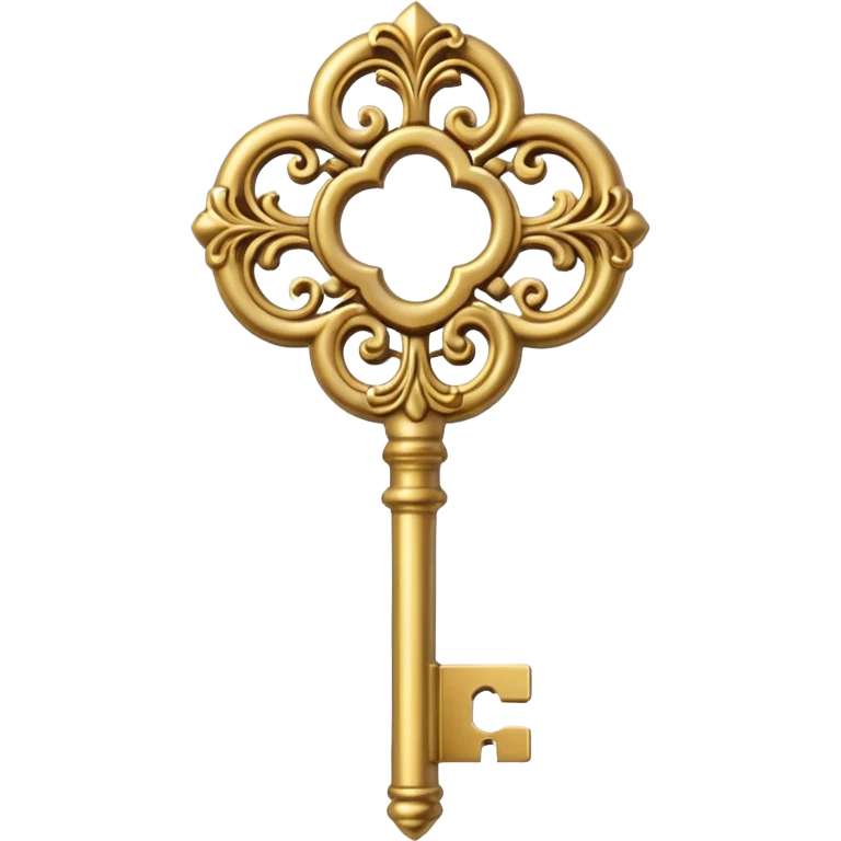 gold basic key emoji