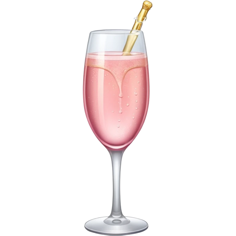 Champagne rosa emoji