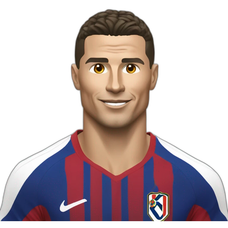 Ronaldo a côté d'une chèvre emoji