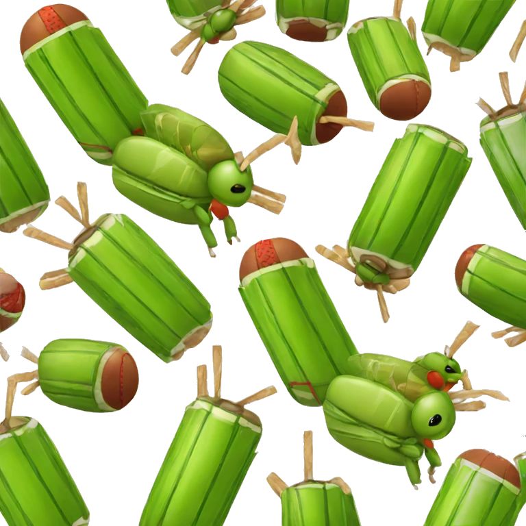 cricket team with battery and ball emoji