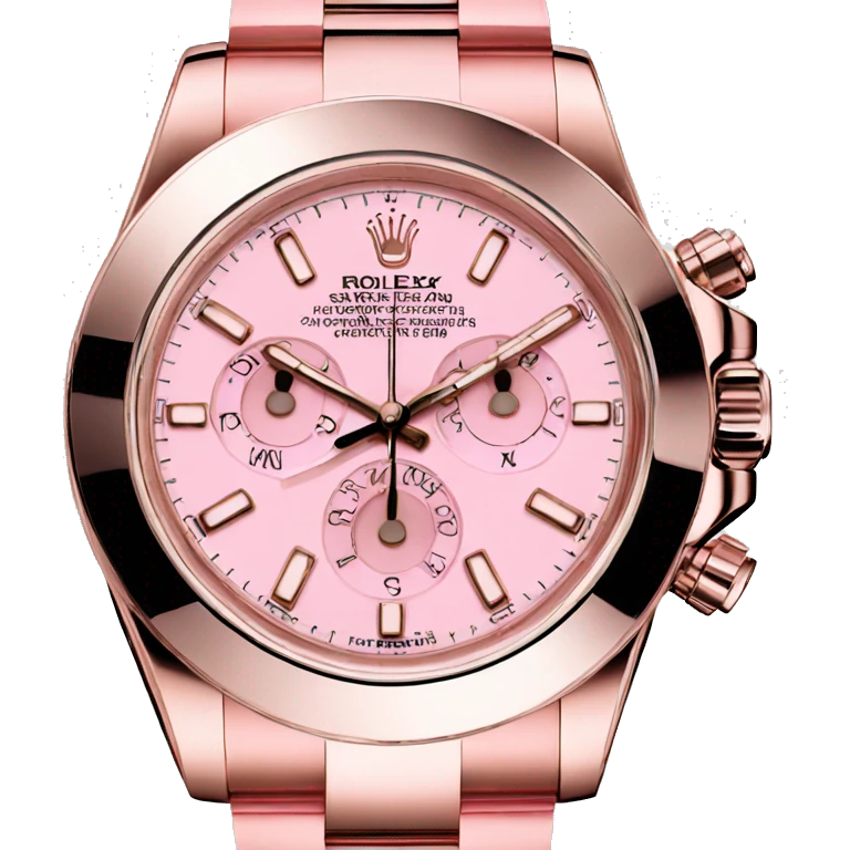pink rolex emoji