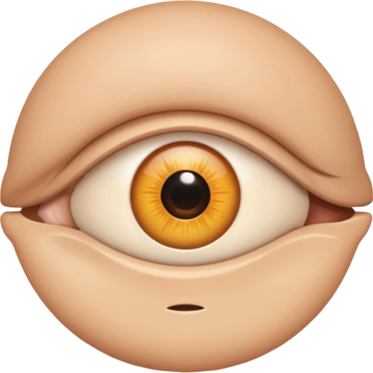 One eye half closed and another eye open emoji emoji