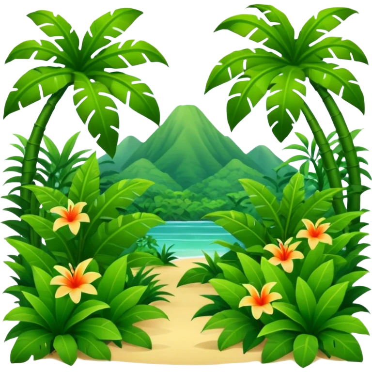jungle emoji