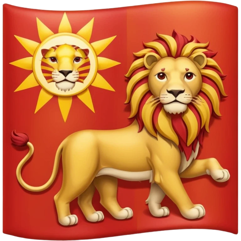 پرچم شیر و خورشید emoji