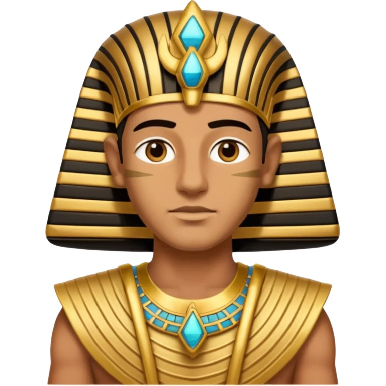man wearing phahraon cloth emoji