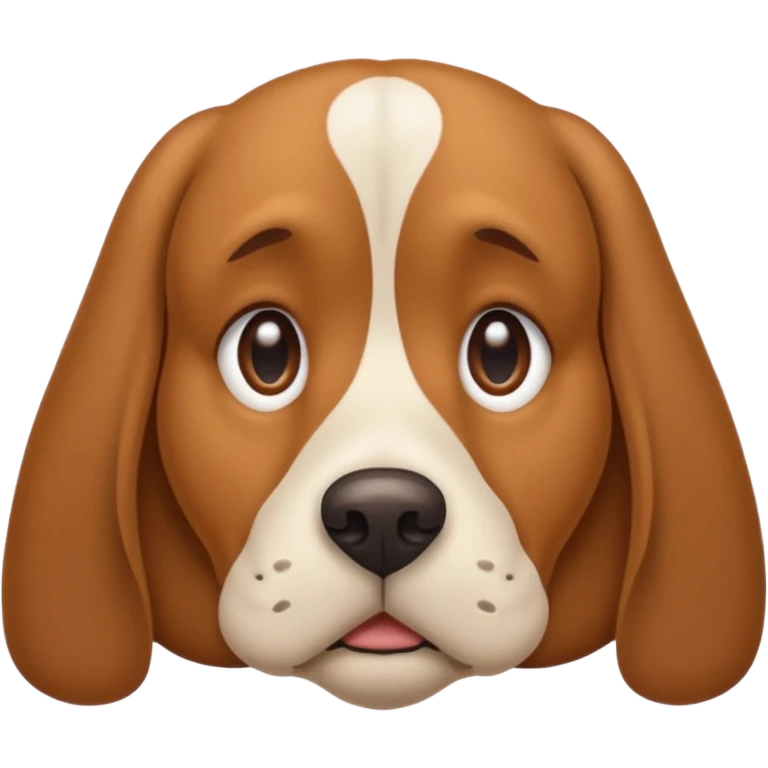 bored dog emoji