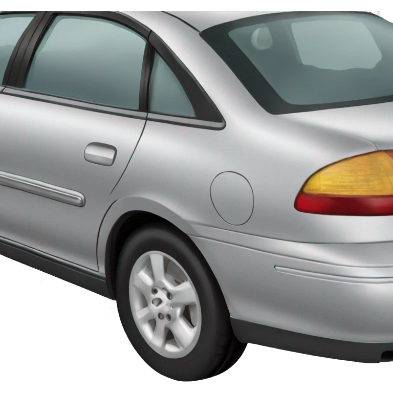 1999 mercury sable car silver emoji