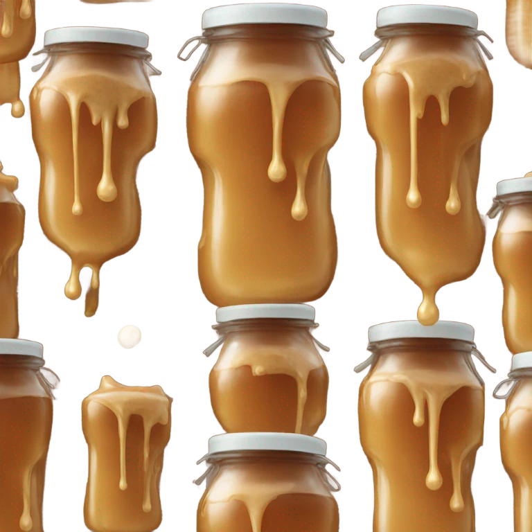 a jar of dripping caramel emoji