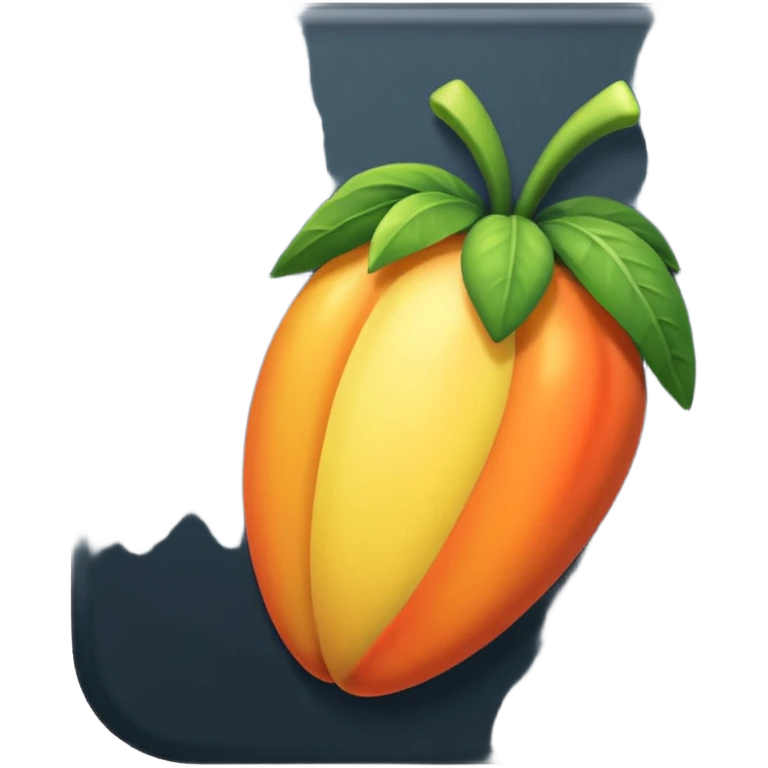Сделай логотип Fl Studio светящийся emoji