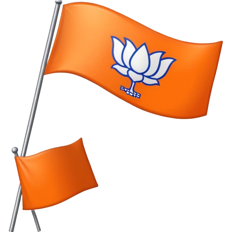 Politics username name with bjp flag emoji
