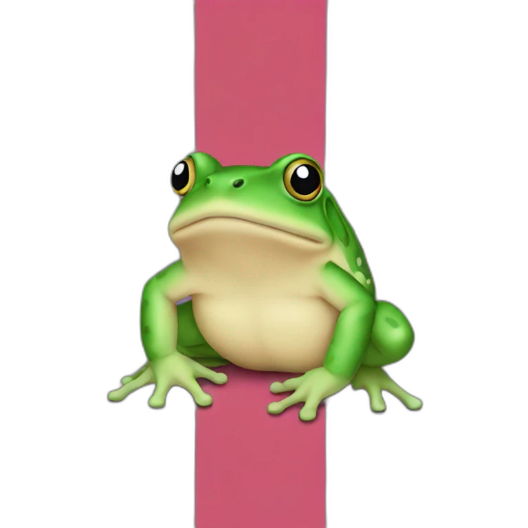 toad lesbian flag color emoji