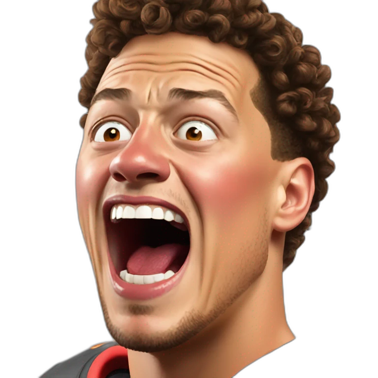 Patrick mahomes yelling emoji