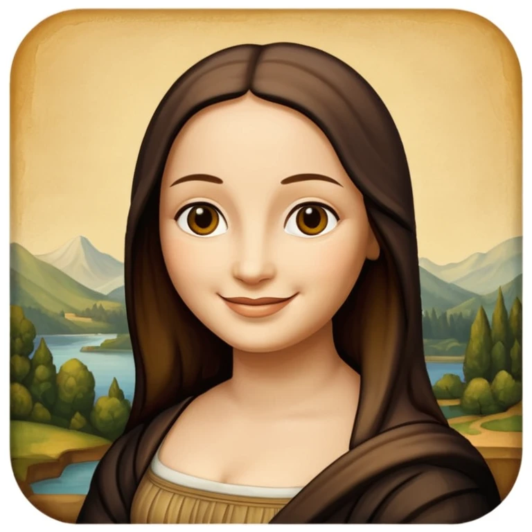 monalisa painting emoji
