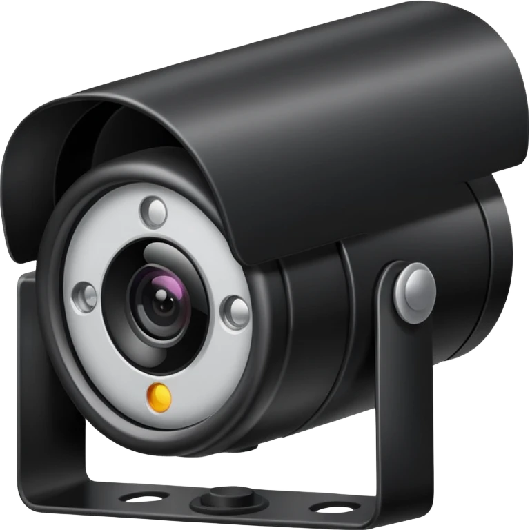 Cctv camera facing 10 o clock position  emoji