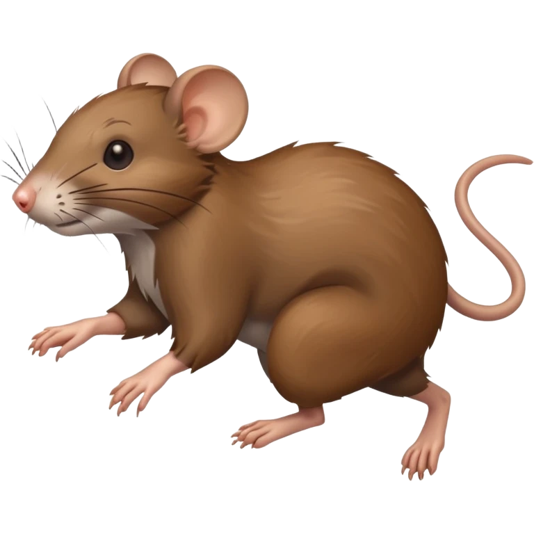 rat running on 4 emoji