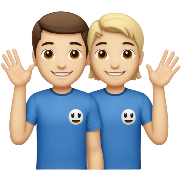 Grok saying hi to Gemini emoji