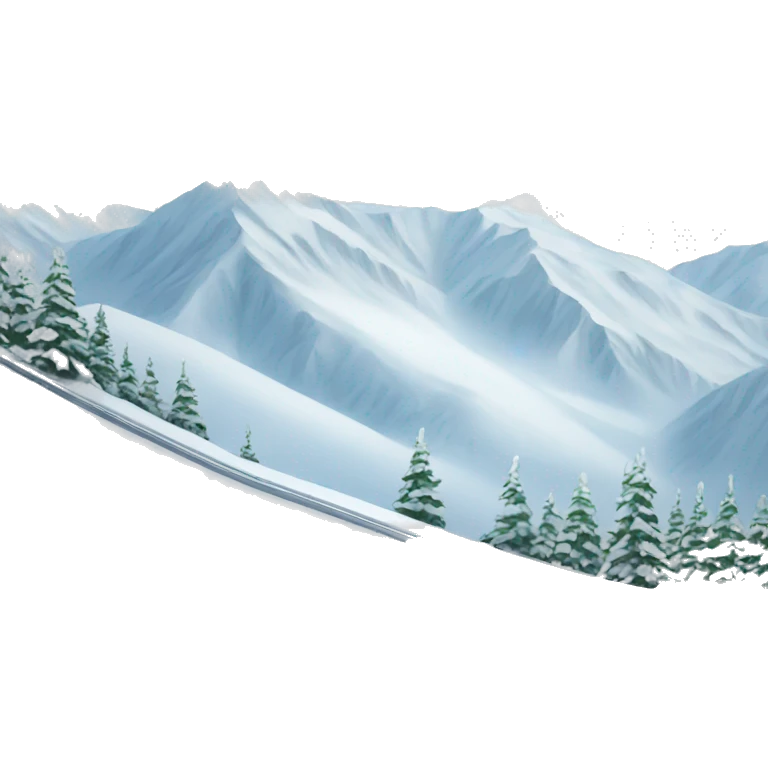 Ski slope emoji